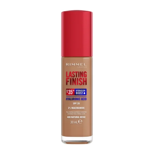 shop RIMMEL Clean Lasting Finish Foundation 30 ml - 400 natural beige af RIMMEL - online shopping tilbud rabat hos shoppetur.dk