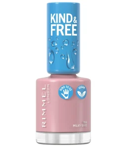 shop RIMMEL Kind & Free Clean Nail 8 ml - 154 Milky Bare af RIMMEL - online shopping tilbud rabat hos shoppetur.dk