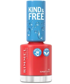 shop RIMMEL Kind & Free Clean Nail 8 ml - 155 Sunset Soar af RIMMEL - online shopping tilbud rabat hos shoppetur.dk