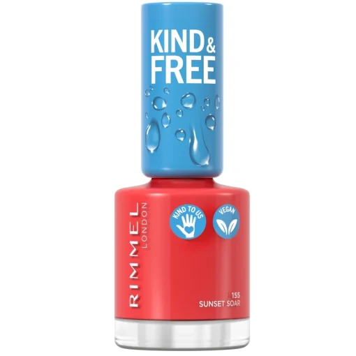 shop RIMMEL Kind & Free Clean Nail 8 ml - 155 Sunset Soar af RIMMEL - online shopping tilbud rabat hos shoppetur.dk