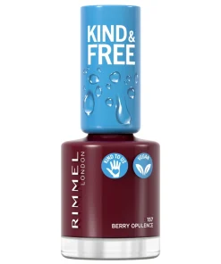 shop RIMMEL Kind & Free Clean Nail 8 ml - 157 Berry Opulence af RIMMEL - online shopping tilbud rabat hos shoppetur.dk