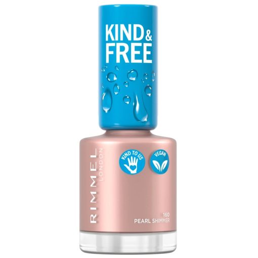 shop RIMMEL Kind & Free Clean Nail 8 ml - 160 Pearl Shimmer af RIMMEL - online shopping tilbud rabat hos shoppetur.dk