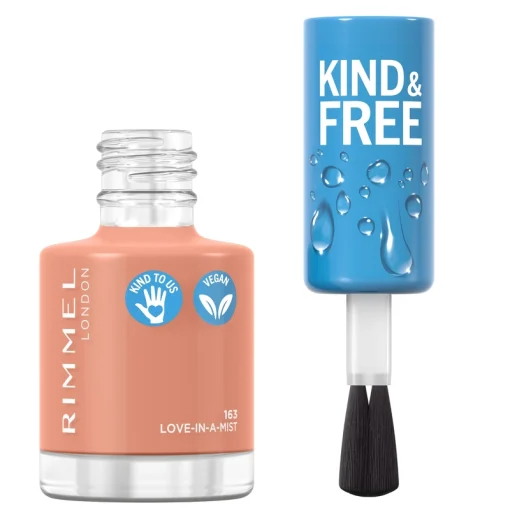 shop RIMMEL Kind & Free Clean Nail 8 ml - 163 love-in-a-mist af RIMMEL - online shopping tilbud rabat hos shoppetur.dk