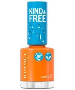 shop RIMMEL Kind & Free Clean Nail 8 ml - 170 Amber blaze af RIMMEL - online shopping tilbud rabat hos shoppetur.dk