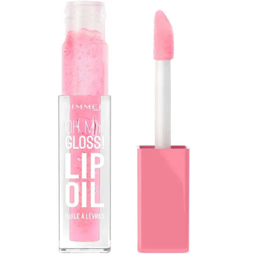 shop RIMMEL Oh My Gloss Lip Oil - 001 Pink Flush af RIMMEL - online shopping tilbud rabat hos shoppetur.dk