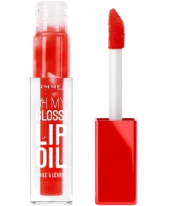 shop RIMMEL Oh My Gloss Lip Oil - 004 Vivid Red af RIMMEL - online shopping tilbud rabat hos shoppetur.dk