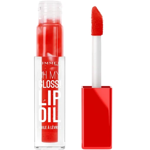 shop RIMMEL Oh My Gloss Lip Oil - 004 Vivid Red af RIMMEL - online shopping tilbud rabat hos shoppetur.dk