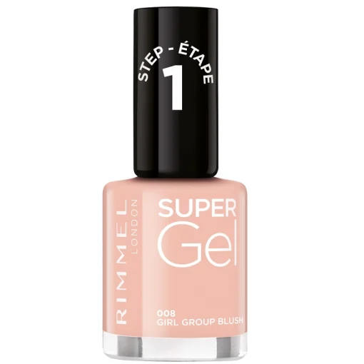 shop RIMMEL Super Gel Nail Polish 12 ml - 008 Girl Group Blush af RIMMEL - online shopping tilbud rabat hos shoppetur.dk