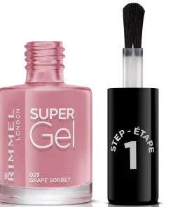 shop RIMMEL Super Gel Nail Polish 12 ml - 023 Grape Sorbet af RIMMEL - online shopping tilbud rabat hos shoppetur.dk