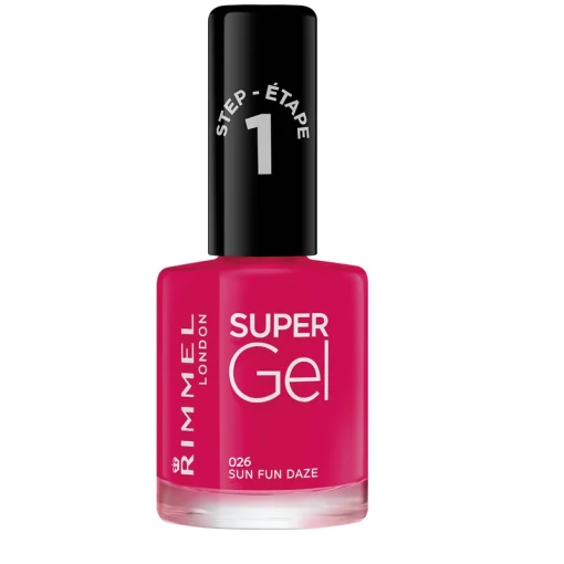 shop RIMMEL Super Gel Nail Polish 12 ml - 024 Red Ginger af RIMMEL - online shopping tilbud rabat hos shoppetur.dk