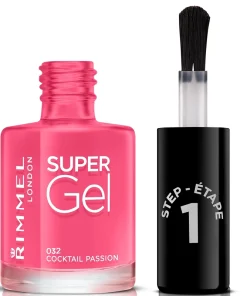 shop RIMMEL Super Gel Nail Polish 12 ml - 032 Cocktail Passion af RIMMEL - online shopping tilbud rabat hos shoppetur.dk