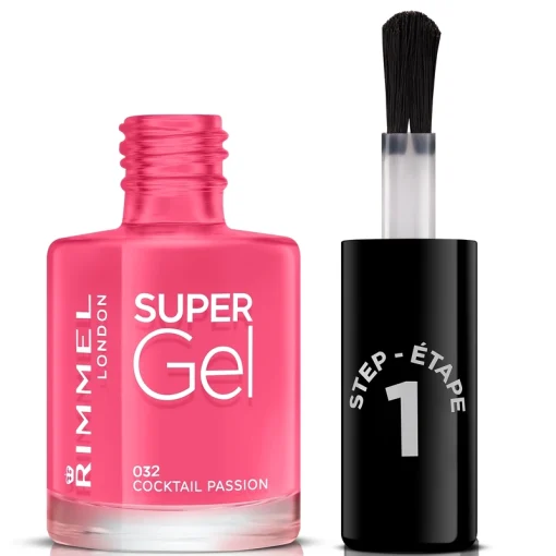 shop RIMMEL Super Gel Nail Polish 12 ml - 032 Cocktail Passion af RIMMEL - online shopping tilbud rabat hos shoppetur.dk