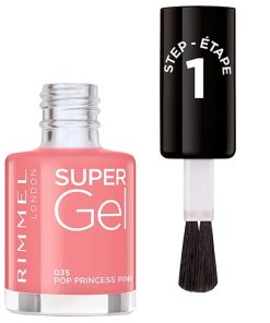 shop RIMMEL Super Gel Nail Polish 12 ml - 035 Pop Princess Pink af RIMMEL - online shopping tilbud rabat hos shoppetur.dk