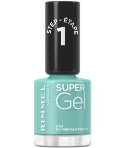 shop RIMMEL Super Gel Nail Polish 12 ml - 093 Peppermint Promise af RIMMEL - online shopping tilbud rabat hos shoppetur.dk