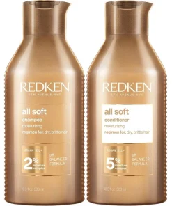 shop Redken All Soft Shampoo & Conditioner 2 x 500 ml af Redken - online shopping tilbud rabat hos shoppetur.dk