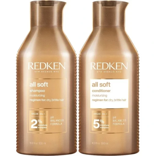 shop Redken All Soft Shampoo & Conditioner 2 x 500 ml af Redken - online shopping tilbud rabat hos shoppetur.dk