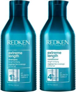 shop Redken Extreme Length Shampoo & Conditioner 2 x 300 ml af Redken - online shopping tilbud rabat hos shoppetur.dk