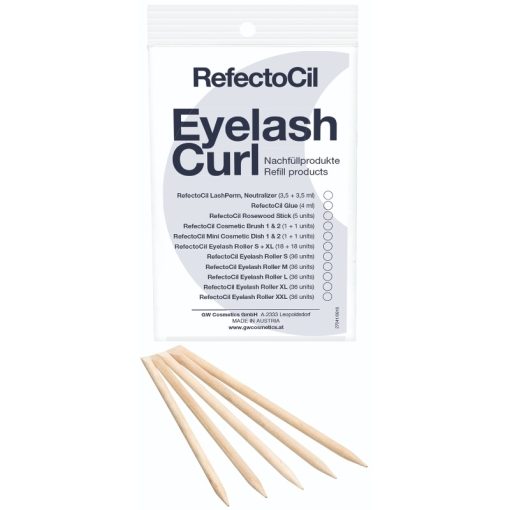 shop RefectoCil Eyelash Curl And Lift Refill - Rosewood Sticks 5 Pieces af Refectocil - online shopping tilbud rabat hos shoppetur.dk