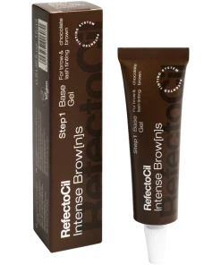 shop Refectocil Intense Brow"n"s Base Gel 15 ml - Chokolate Brown af Refectocil - online shopping tilbud rabat hos shoppetur.dk