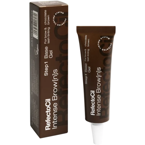 shop Refectocil Intense Brow"n"s Base Gel 15 ml - Chokolate Brown af Refectocil - online shopping tilbud rabat hos shoppetur.dk