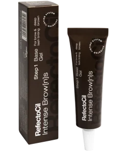 shop Refectocil Intense Brow"n"s Base Gel 15 ml - Deep Brown af Refectocil - online shopping tilbud rabat hos shoppetur.dk