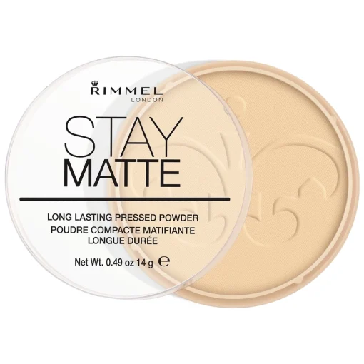 shop Rimmel Stay Matte Pudder 001 Transparent 14 gr. af RIMMEL - online shopping tilbud rabat hos shoppetur.dk