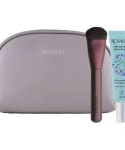 shop Rosalique Makeup Purse With Rosalique Creme & Foundation Brush af Rosalique - online shopping tilbud rabat hos shoppetur.dk