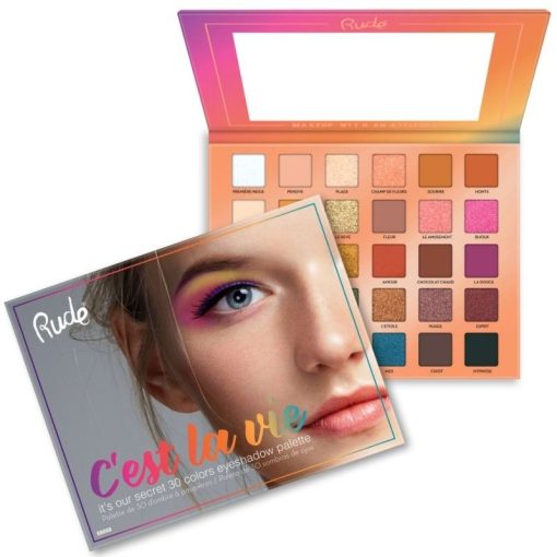 shop Rude Cosmetics 30 Eyeshadow Palette - C'est La Vie af Rude Cosmetics - online shopping tilbud rabat hos shoppetur.dk