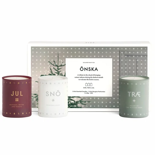 shop SKANDINAVISK ONSKA Mini Candle Set (Limited Edition) af SKANDINAVISK - online shopping tilbud rabat hos shoppetur.dk