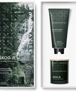 shop SKANDINAVISK SKOG Scented Candle & Hand Cream Set af SKANDINAVISK - online shopping tilbud rabat hos shoppetur.dk