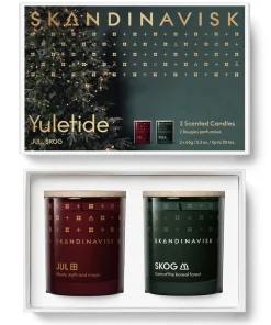 shop SKANDINAVISK Yuletide Scented Candle Giftset 2 x 65 gr. af SKANDINAVISK - online shopping tilbud rabat hos shoppetur.dk