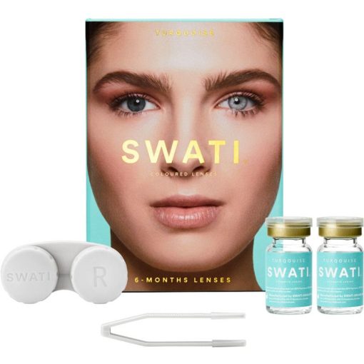 shop SWATI Cosmetics 6 Months Lenses - Turquoise af SWATI Cosmetics - online shopping tilbud rabat hos shoppetur.dk