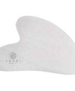 shop Sanzi Beauty Round Gua Sha - White Jade af Sanzi Beauty - online shopping tilbud rabat hos shoppetur.dk