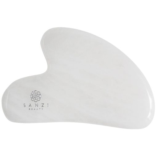 shop Sanzi Beauty Round Gua Sha - White Jade af Sanzi Beauty - online shopping tilbud rabat hos shoppetur.dk