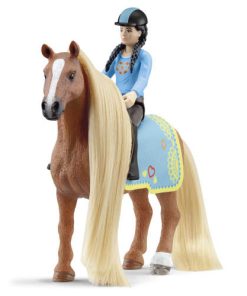 shop Schleich hest med rytter - Kim og Caramelo af schleich - online shopping tilbud rabat hos shoppetur.dk