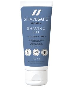 shop ShaveSafe Woman Shaving Gel All Skin Types 100 ml af ShaveSafe - online shopping tilbud rabat hos shoppetur.dk