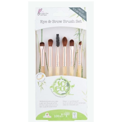 shop So Eco Eye & Brow Brush Set af So Eco - online shopping tilbud rabat hos shoppetur.dk