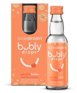 shop Sodastream smagskoncentrat - Bubly drops - Fersken aroma af sodastream - online shopping tilbud rabat hos shoppetur.dk