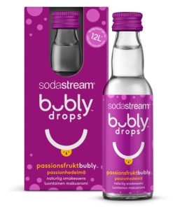 shop Sodastream smagskoncentrat - Bubly drops - Passionsfrugt aroma af sodastream - online shopping tilbud rabat hos shoppetur.dk