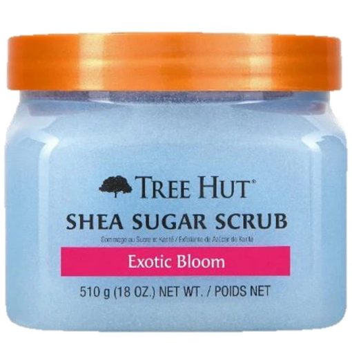 shop Tree Hut Shea Sugar Scrub Exotic Bloom 510 gr. af Tree Hut - online shopping tilbud rabat hos shoppetur.dk