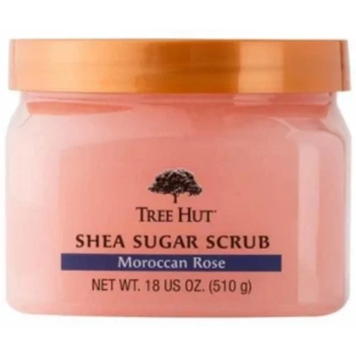 shop Tree Hut Shea Sugar Scrub Moroccan Rose 510 gr. af Tree Hut - online shopping tilbud rabat hos shoppetur.dk