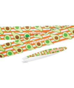 shop Tweezerman Avocado Duo Set Slant Tweezer & Nailfile af Tweezerman - online shopping tilbud rabat hos shoppetur.dk