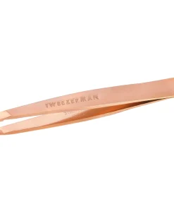 shop Tweezerman Mini Slant Tweezer Rose Gold af Tweezerman - online shopping tilbud rabat hos shoppetur.dk