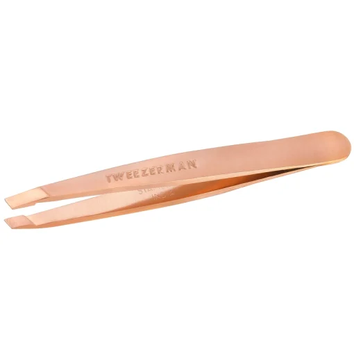 shop Tweezerman Mini Slant Tweezer Rose Gold af Tweezerman - online shopping tilbud rabat hos shoppetur.dk