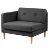 shop Unit 10 modulsofa - L42 Firhøj - Mørkegrå venstremodul af fdb-moebler - online shopping tilbud rabat hos shoppetur.dk