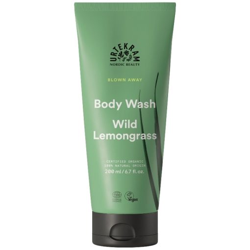 shop Urtekram Blown Away Body Wash Wild Lemongrass 200 ml af Urtekram - online shopping tilbud rabat hos shoppetur.dk