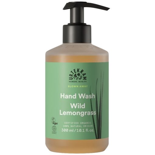 shop Urtekram Blown Away Hand Wash Wild Lemongrass 300 ml af Urtekram - online shopping tilbud rabat hos shoppetur.dk