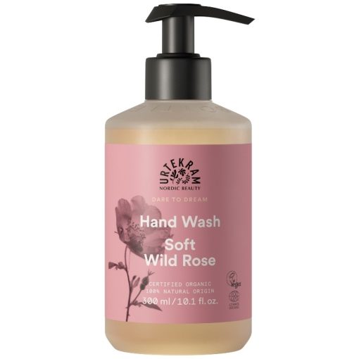 shop Urtekram Dare To Dream Hand Wash Soft Wild Rose 300 ml af Urtekram - online shopping tilbud rabat hos shoppetur.dk