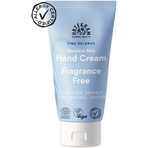 shop Urtekram Find Balance Hand Cream Fragrance Free 75 ml af Urtekram - online shopping tilbud rabat hos shoppetur.dk