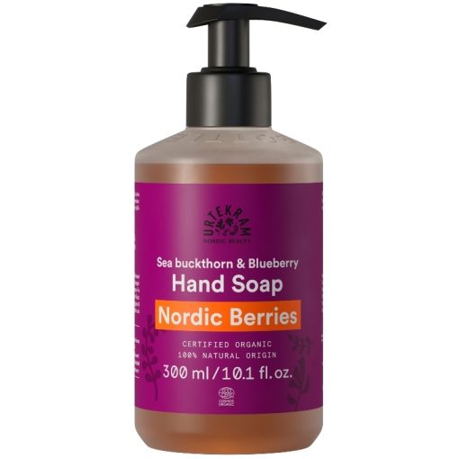 shop Urtekram Nordic Berries Hand Soap Sea Buckthorn & Blueberry 300 ml af Urtekram - online shopping tilbud rabat hos shoppetur.dk